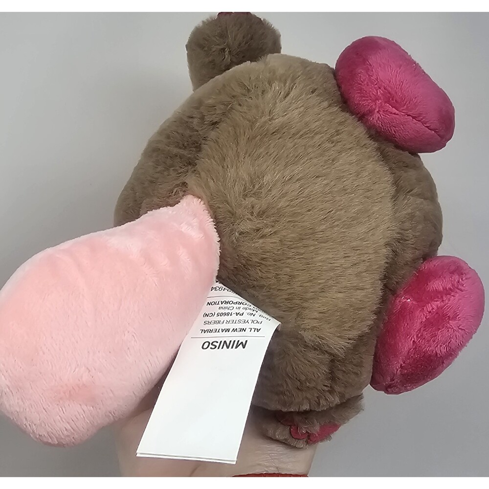 Miniso Zanmang Loopy 10" Tall Beaver In Capybara Costume Ages 0 and Up New Rare - Picture 6 of 7